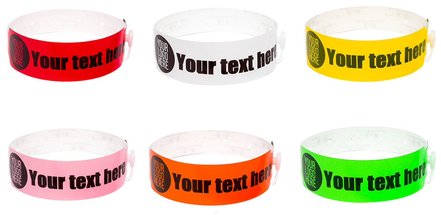 Thermal Wristbands (PRINTED ALL COLOURS)